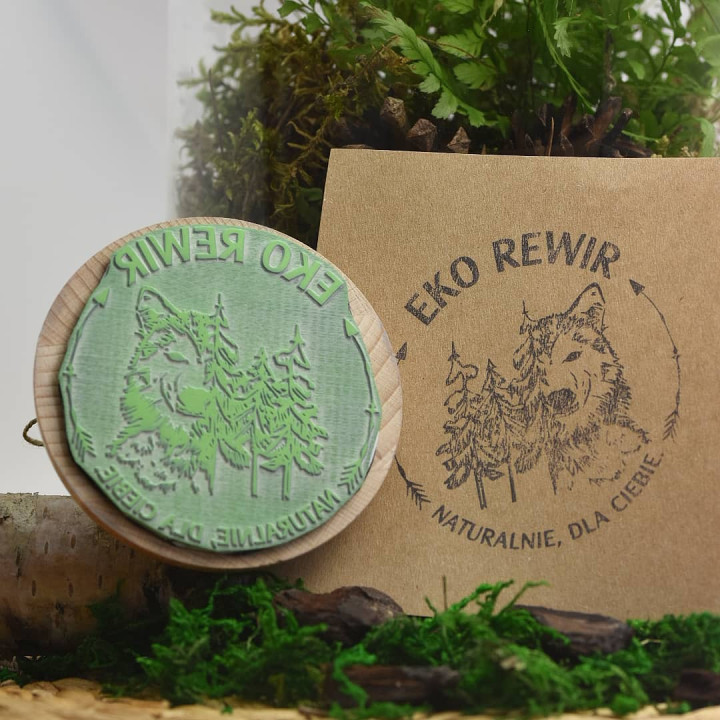 Stempel z logo okrągły